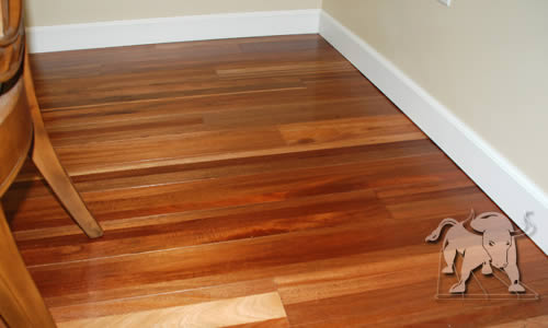 A Green Andiroba floor