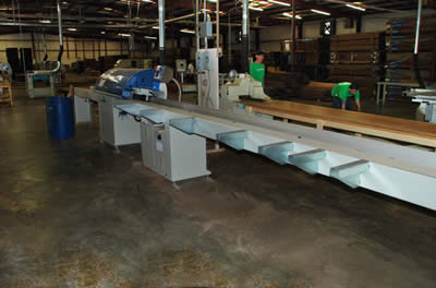 Every plank is carefully inspected by hand.
