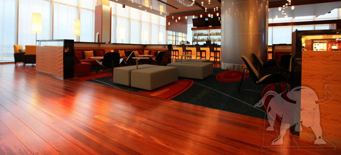 Recycled exotic flooring