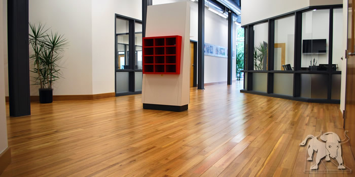 Recycled oak flooring